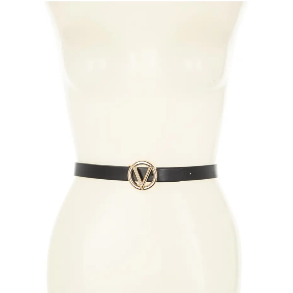valentino by mario valentino leather belt